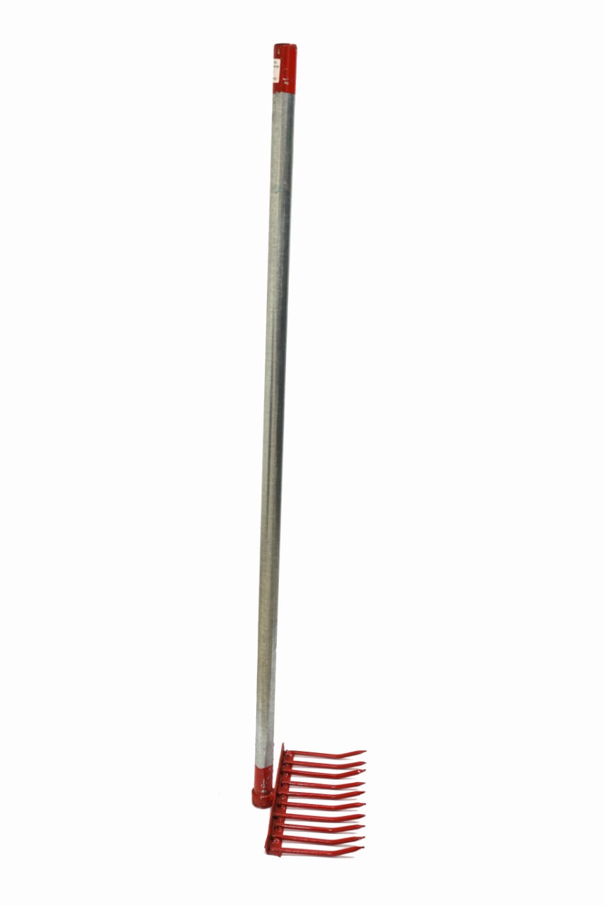 Garden Rake – Heavy Duty Soil Leveling Tool -weeding fork