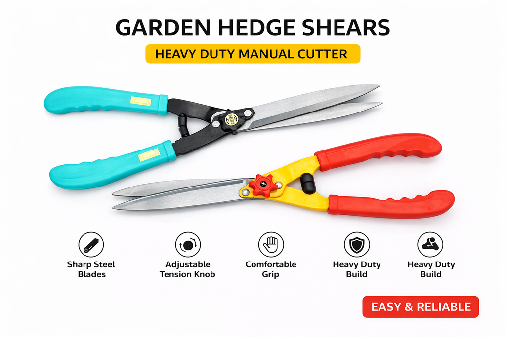 Garden Hedge Shears – Heavy Duty Manual Cutter