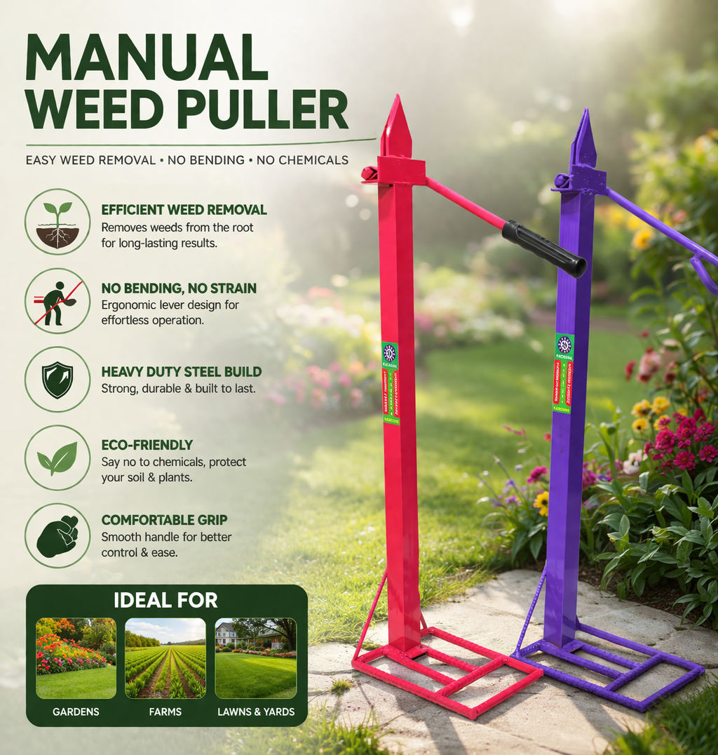 Manual Coconut Dehusker – Heavy Duty Stand Tool-(medium)